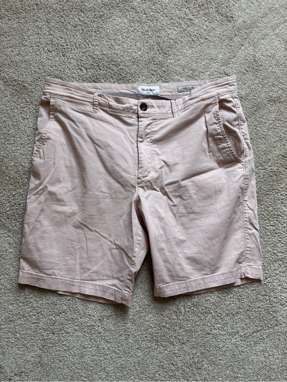 Mens Goodfellow &Co light pink shorts 34